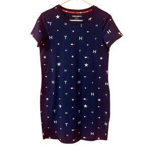 Tommy Hilfiger Starry Navy Blue Dress XS